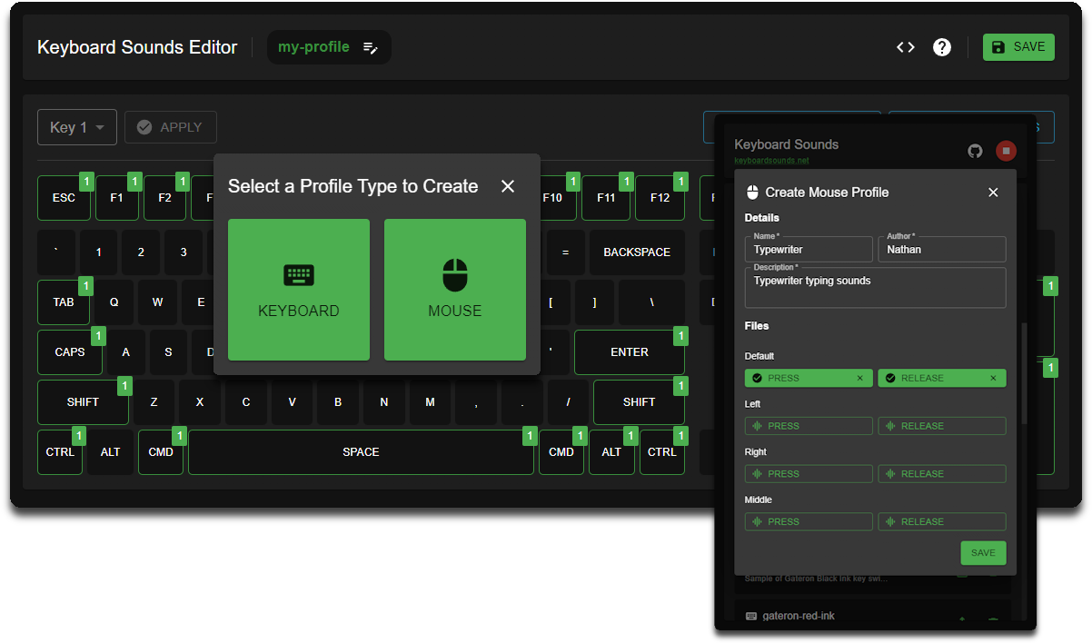 Custom Profiles