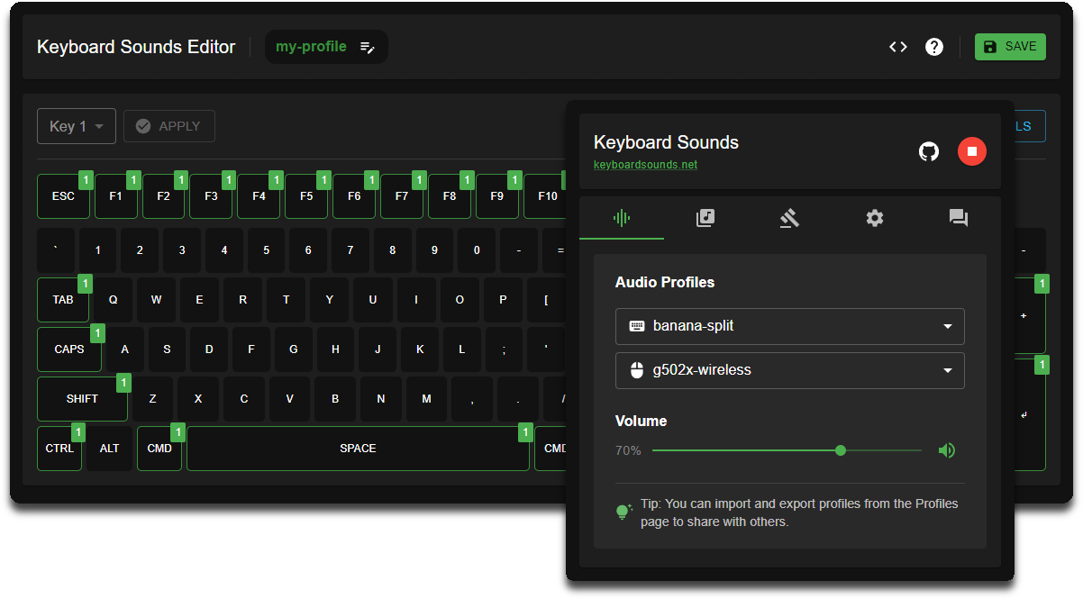 Custom Profiles Editor